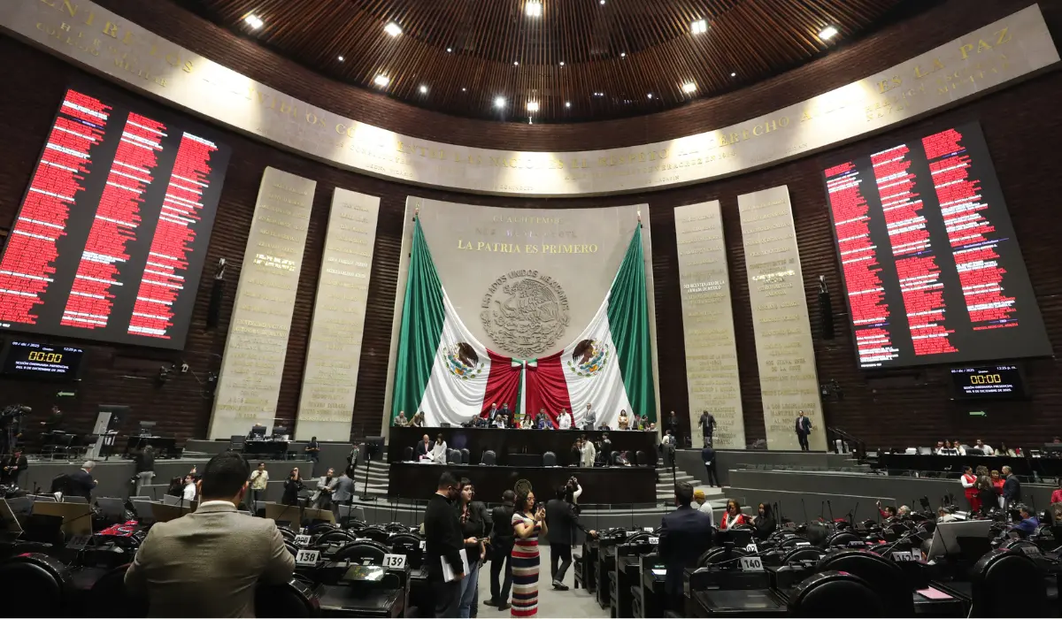 Pleno de la Cámara de Diputados durante la sesión del 9 de diciembre. Foto: Cámara de Diputados