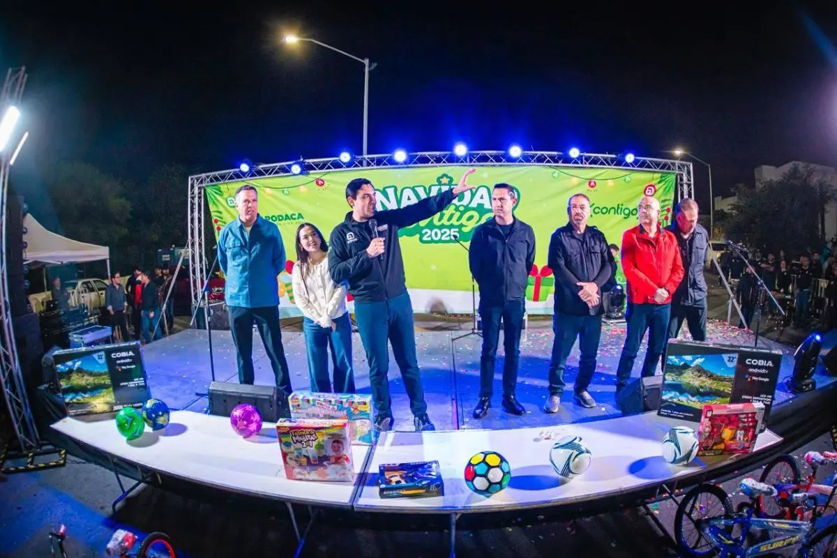 La celebración Navidad Contigo 2025 continúa llenando de ambiente festivo. Foto: Gobierno de Apodaca