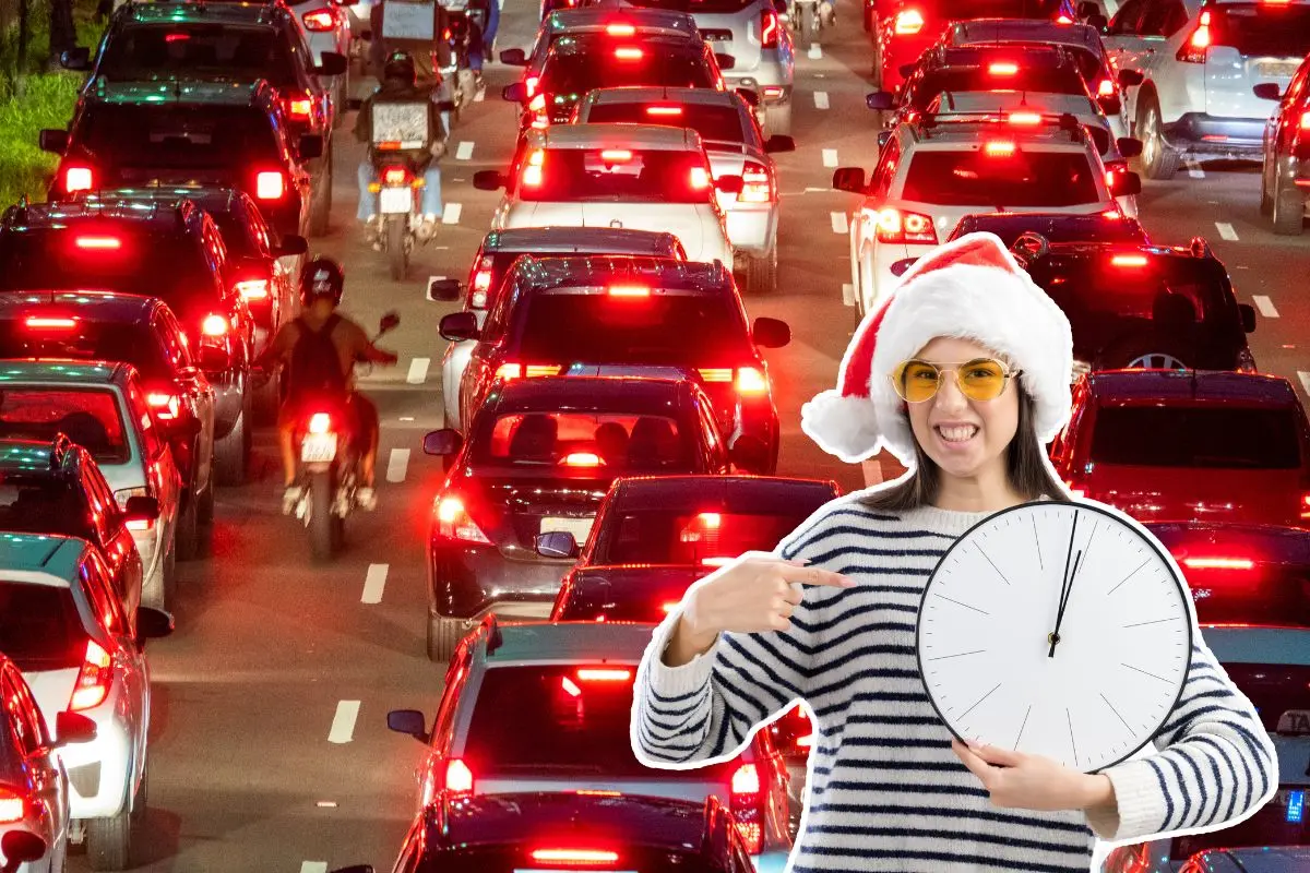 La movilidad en Nuevo León se ve fuertemente impactada durante la temporada navideña. Foto: CANVA