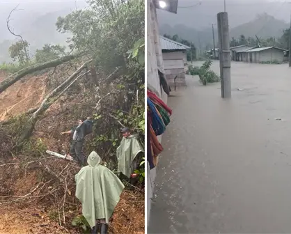 Lluvias causan afectaciones y decesos en Chiapas