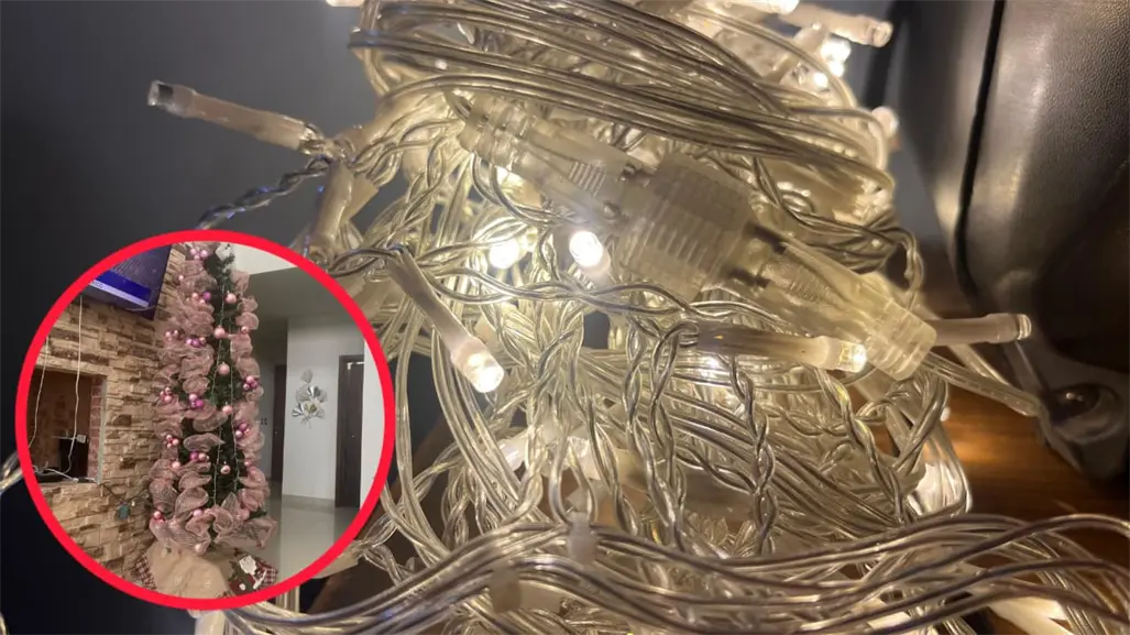 Protección Civil de Durango advierte los peligros por el uso de luces y pinos navideños