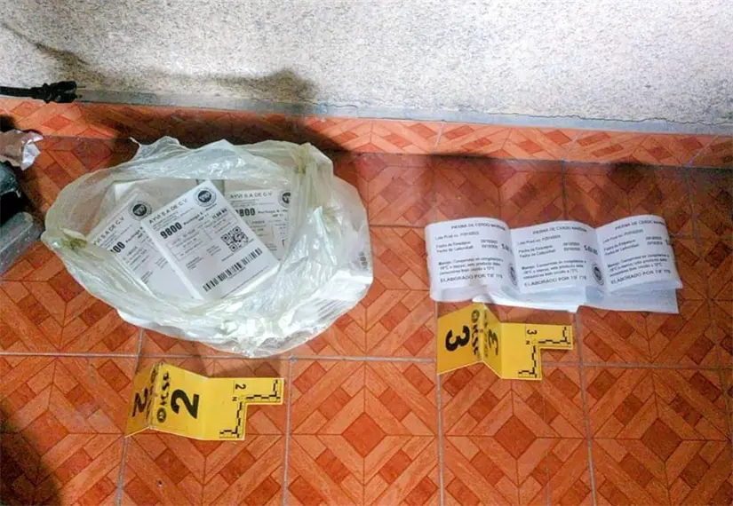 imagen recuadro La Agencia Estatal de Investigaciones aseguraron etiquetas que eran usadas con la marca