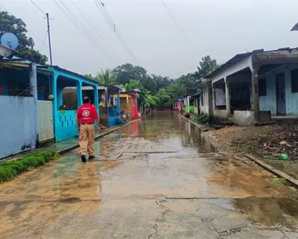 Frente frío 19 desencadena alerta y daños en distintos municipios de Tabasco