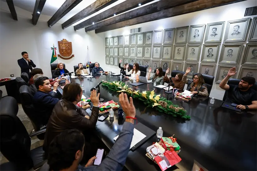 En la imagen una sesión del Cabildo de San Pedro tras la aprobación de la Calzada Mauricio Fernández Garza. Foto: Gobierno de San Pedro