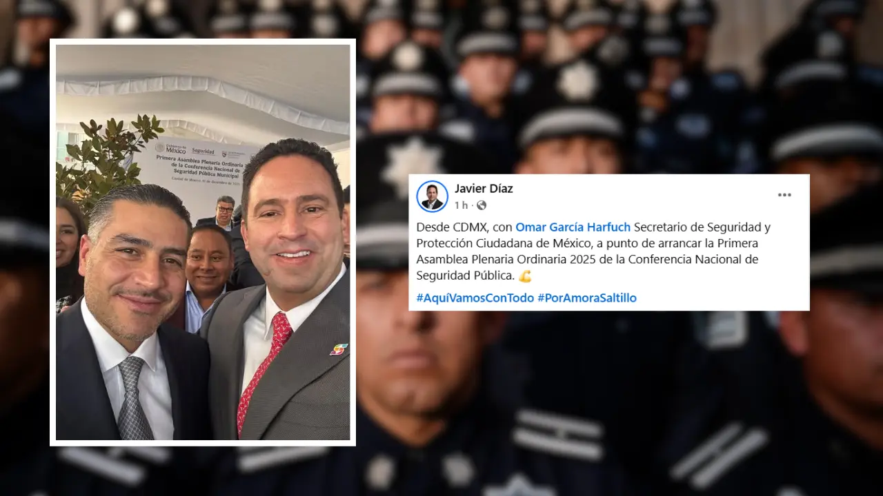 El acercamiento ocurre luego del Primer Informe de Gobierno del alcalde, Javier Díaz, donde se proyectó a Saltillo como una de las ciudades con mejores indicadores del país./Foto: FB Javier Díaz González