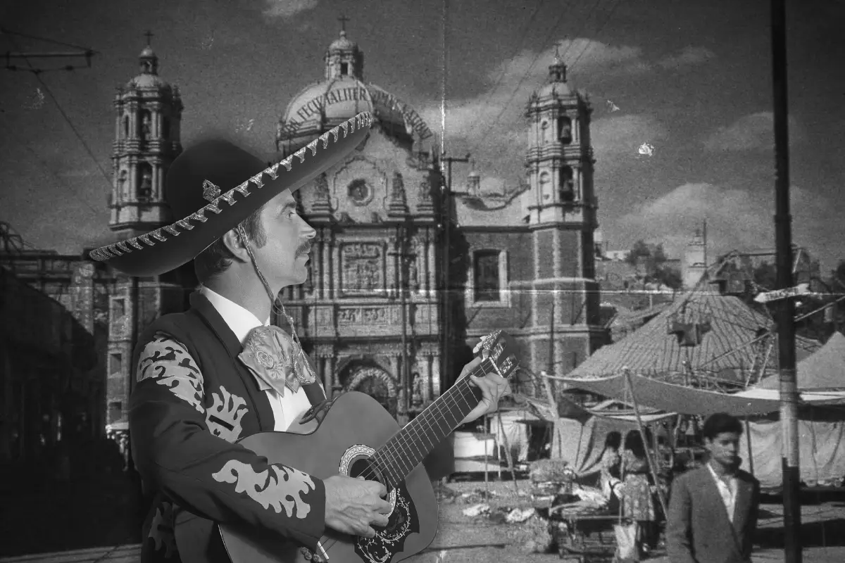 Feligreses entonan “Desde el cielo una hermosa mañana” durante las mañanitas del 12 de diciembre en la Basílica de Guadalupe, el himno guadalupano que se consolidó en el siglo XX y hoy forma parte esencial de la devoción nacional (Foto: Web, mexicoenfotos.com / Canva)