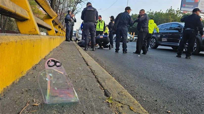 imagen recuadro Accidente de motociclista en Circuito Interior. Foto: Ramón Ramírez