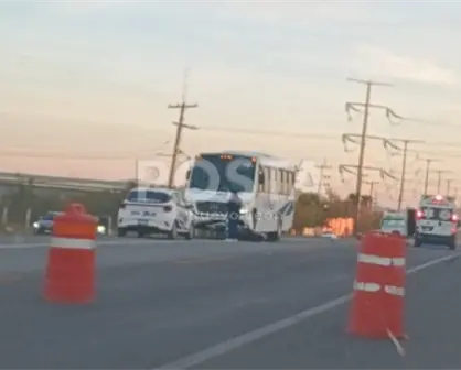 Motociclista muere tras fuerte choque en la carretera Monterrey–Laredo