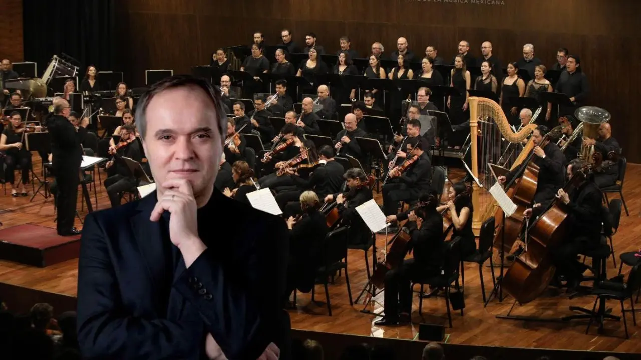 Al frente, Alfonso Scarano quien ahora estará dirigiendo la Orquesta Sinfónica de Yucatán.- Fuente OSY