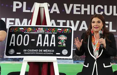 CDMX lanza placa vehicular especial por el Mundial 2026: conoce costo y detalles
