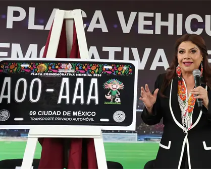 CDMX lanza placa vehicular especial por el Mundial 2026: conoce costo y detalles