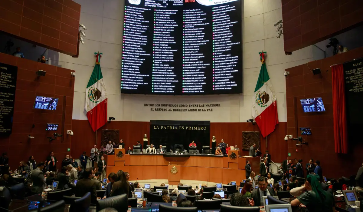 Pleno del Senado de la República. Foto: Grupo Parlamentario de Morena en el Senado