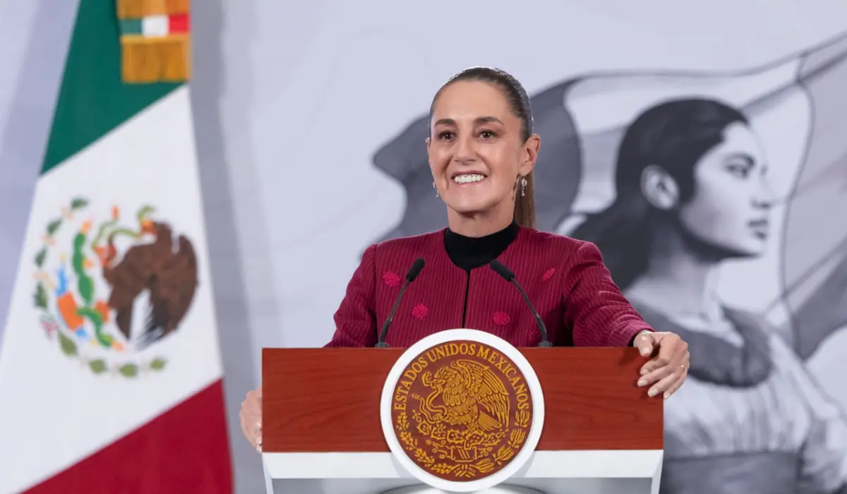 Claudia Sheinbaum en conferencia de prensa. Foto: Presidencia de la República