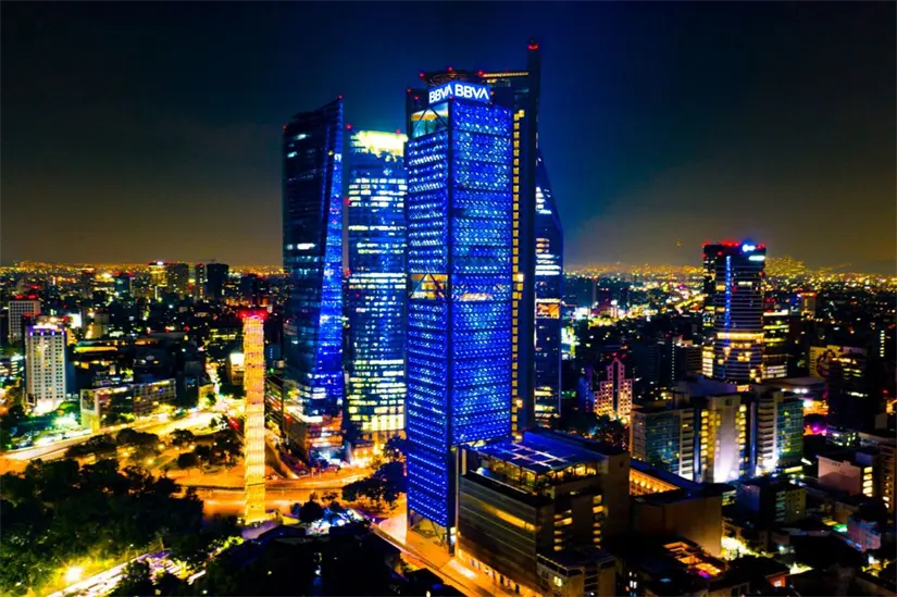 imagen recuadro Torre BBVA México. Foto: BBVA