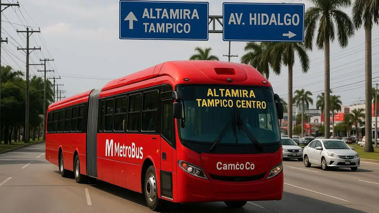 La movilidad de transporte público con tecnología BTR avanza en el sur de Tamaulipas | Foto: SEDUMA Tamaulipas