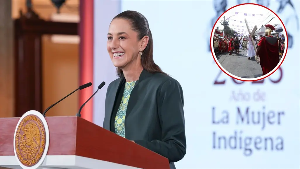 Claudia Sheinbaum celebra que Viacrucis de Iztapalapa es Patrimonio Cultural Inmaterial de la Humanidad