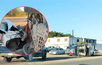 Accidente en El Centenario deja un lesionado y provoca volcadura de patrulla municipal