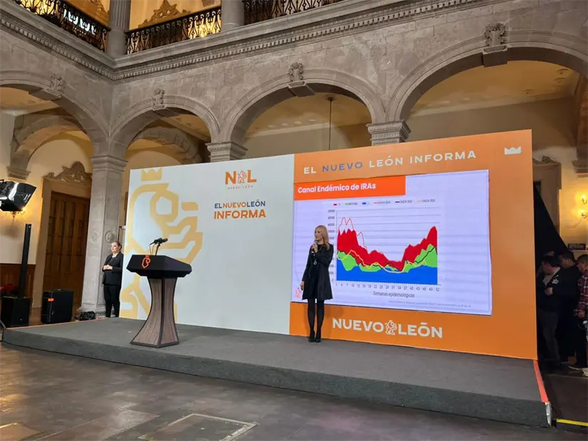 imagen recuadro Nuevo León se prepara para el invierno y urge a la población a recibir la vacuna contra los virus respiratorios. Foto: Yarince Torres