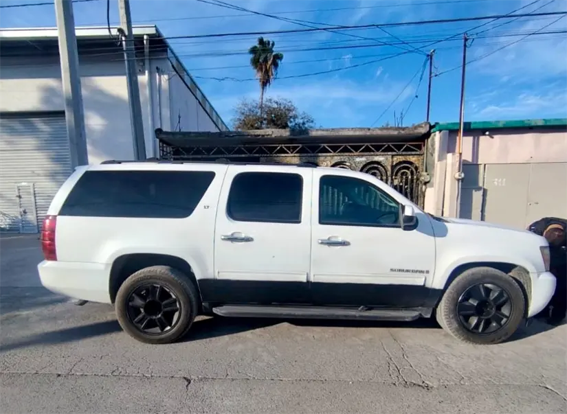 imagen recuadro Camioneta asegurada Foto: Policía de Guadalupe