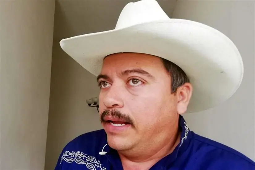 Jorge Armando Sobrevilla Castillo, dirigente estatal de la Unión Campesina Democrática (UCD) El Norte