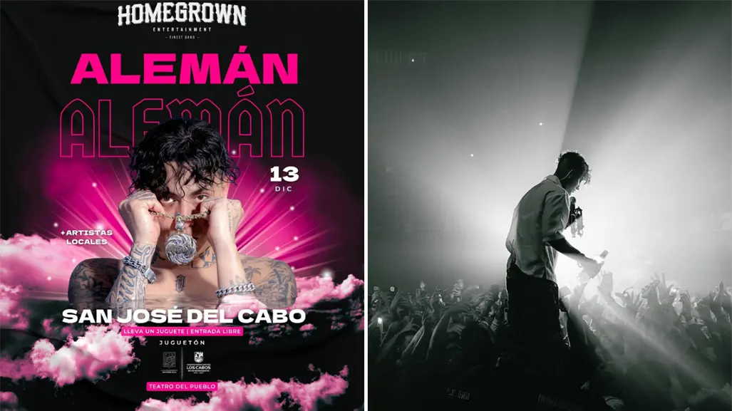 Alemán regresa a Los Cabos con concierto gratis: solo necesitas un juguete