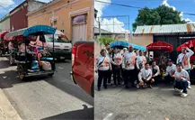 Antorchistas llegan a San Cristóbal en vísperas del Día de la Virgen de Guadalupe Antorchistas llegan a San Cristóbal en vísperas del Día de la Virgen de Guadalupe