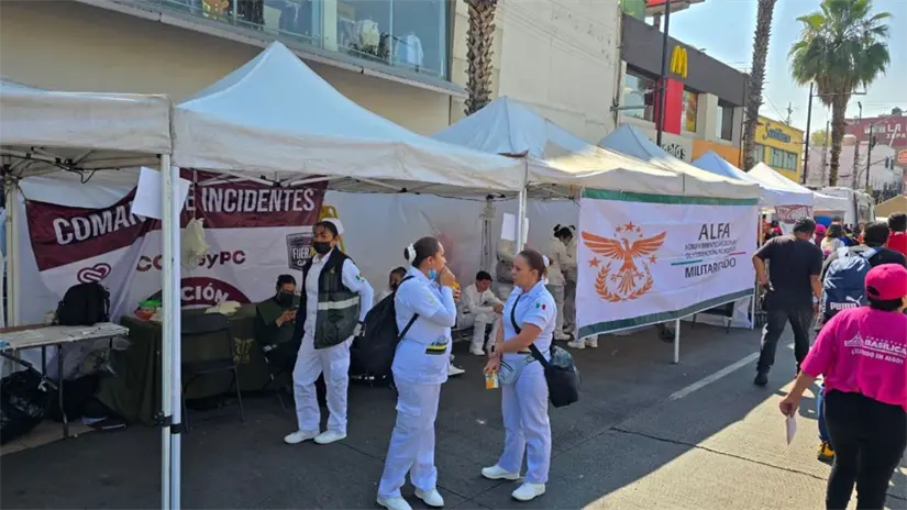 imagen recuadro Operativo Basílica 2025 rompe récords en CDMX en alcaldía GAM. Foto: Mario Flores