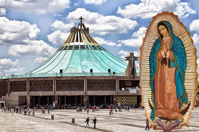 Inmueble de Basílica de Guadalupe. Foto: X @edgarabato