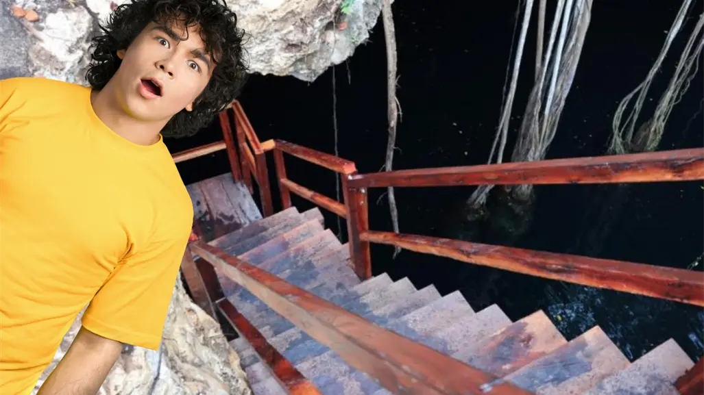 Mejoran acceso al cenote Santa Elena en Tizimín con escaleras nuevas y reforzadas