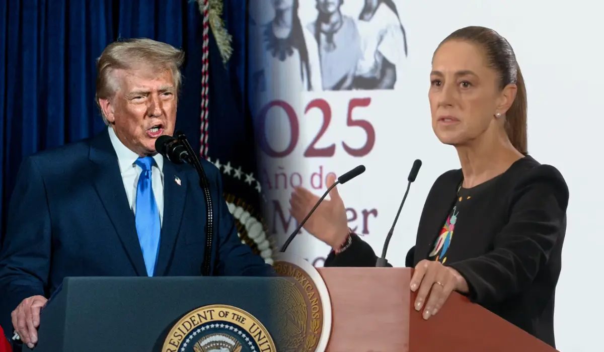 Donald Trump y Claudia Sheinbaum. Foto: X (@WhiteHouse) / Captura de pantalla: YouTube (Claudia Sheinbaum)