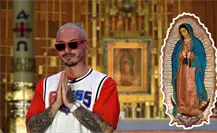 J Balvin se declara devoto de la Virgen de Guadalupe y visita su basílica