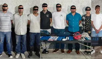 Detienen a un menor y siete adultos en operativos de Fuerza Civil en García