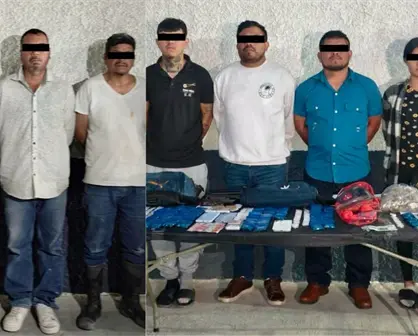 Detienen a un menor y siete adultos en operativos de Fuerza Civil en García