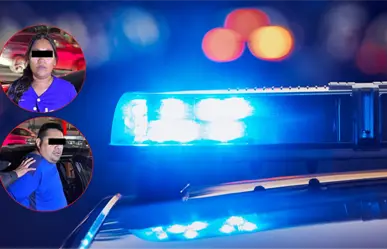 Detienen a pareja que viajaba a exceso de velocidad y portaba un revólver en Monterrey