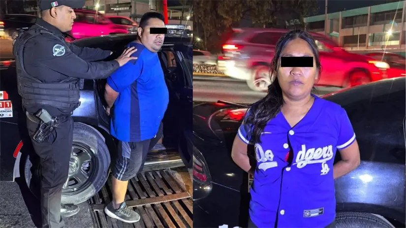 imagen recuadro Juan Diego R. de 38 años y Esmeralda H. de 36 años Foto: Policía de Monterrey