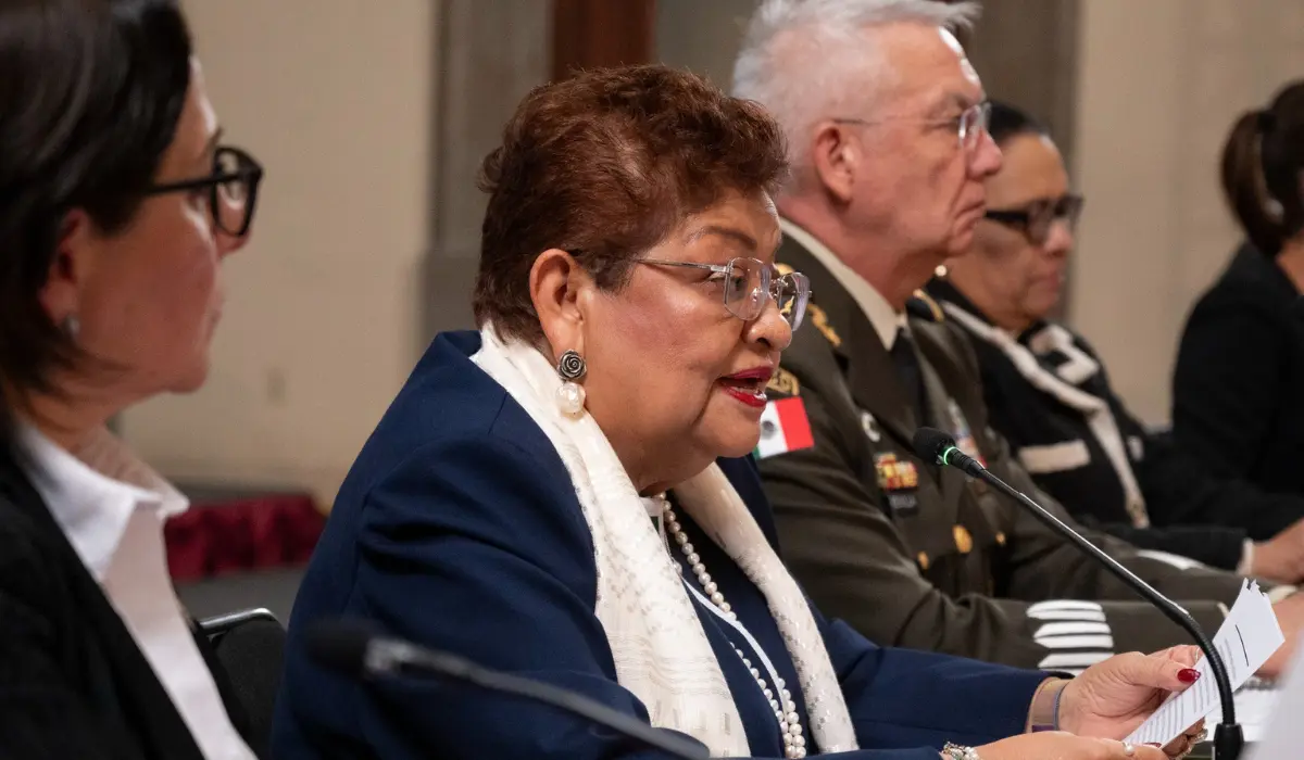 Ernestina Godoy en su primera participación en el Consejo Nacional de Seguridad Pública. Foto: Presidencia de la República