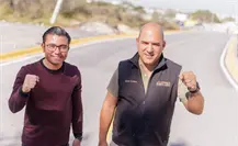 Félix Arratia inaugura interconexión vial en Praderas de San Juan en Juárez Félix Arratia inaugura interconexión vial en Praderas de San Juan en Juárez