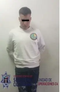 imagen recuadro Leonardo “N” joven de 25 años presunto responsable de homicidio y robo. Foto: Especial