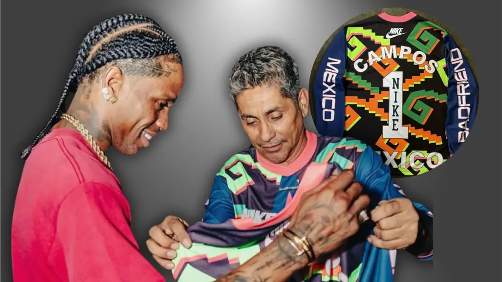 Jorge Campos y Travis Scott lanzan jersey 2025: la edición limitada de Nike Badfriend México revive 90