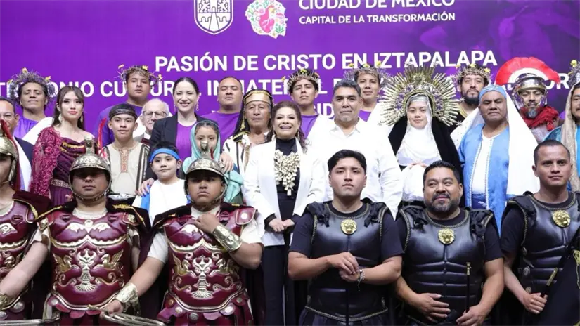 imagen recuadro Celebración de Clara Brugada porque la Pasión de Cristo en Iztapalapa es Patrimonio Cultural de la Humanidad. Foto: Gobierno de CDMX