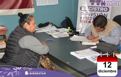 Pensión Bienestar en Tlaxcala: ¿Qué adultos mayores se registran hoy 12 de diciembre de 2025?