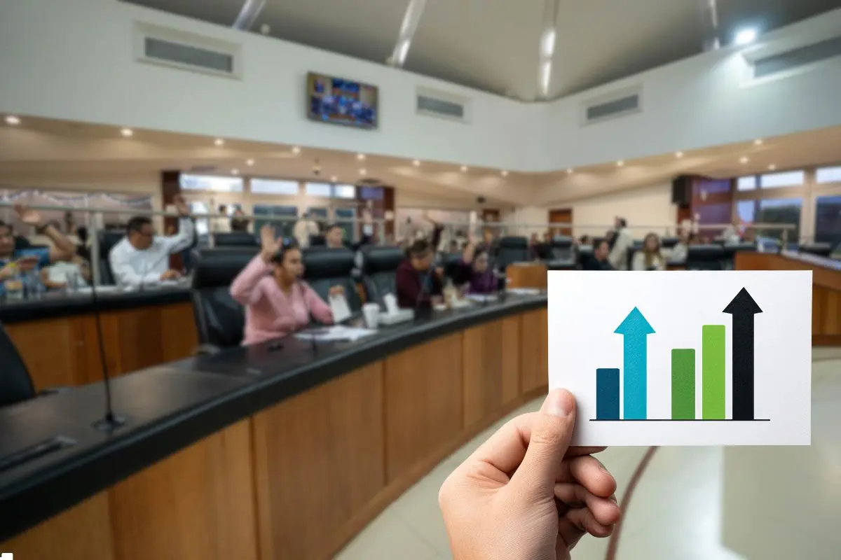 El Congreso del Estado durante la sesión en la que se aprobaron las Leyes de Ingresos 2026 para La Paz y Mulegé. Foto: Congreso de Baja California Sur