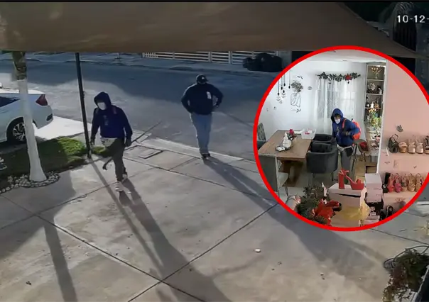 VIDEO|Denuncian robo en M&eacute;rida: c&aacute;maras captan a dos encapuchados dentro de una vivienda