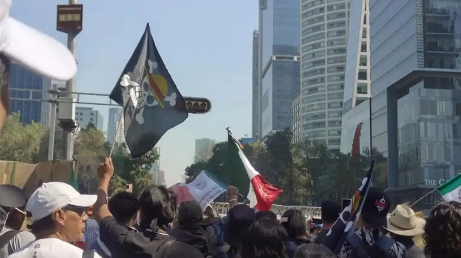 Segunda marcha de la Generación Z en CDMX. Foto: Laura Ávila