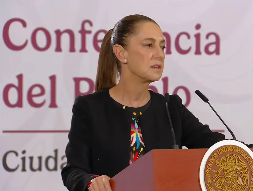 imagen recuadro La presidenta recalcó que la medida aplica para países con los que México no tiene tratado comercial. Captura de pantalla: YouTube (Claudia Sheinbaum)