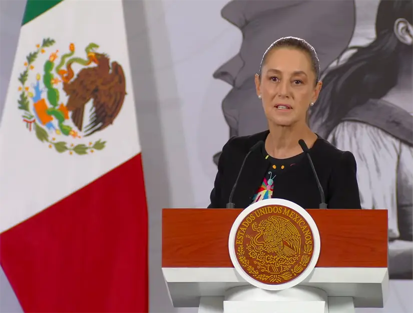 imagen recuadro Claudia Sheinbaum en conferencia de prensa del 11 de diciembre. Captura de pantalla: YouTube (Claudia Sheinbaum)