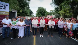Familias de Tepakán, Yucatán, ya cuentan con calles dignas: Gobierno de Yucatán impulsa su construcción