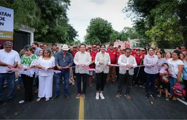 Familias de Tepakán, Yucatán, ya cuentan con calles dignas: Gobierno de Yucatán impulsa su construcción