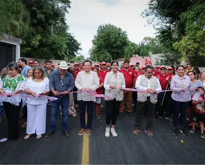 Familias de Tepakán, Yucatán, ya cuentan con calles dignas: Gobierno de Yucatán impulsa su construcción