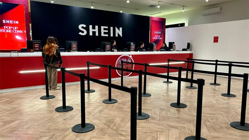 imagen recuadro Pop-up store temporal SHEIN en CDMX. Foto: Paola Atiziri Paz